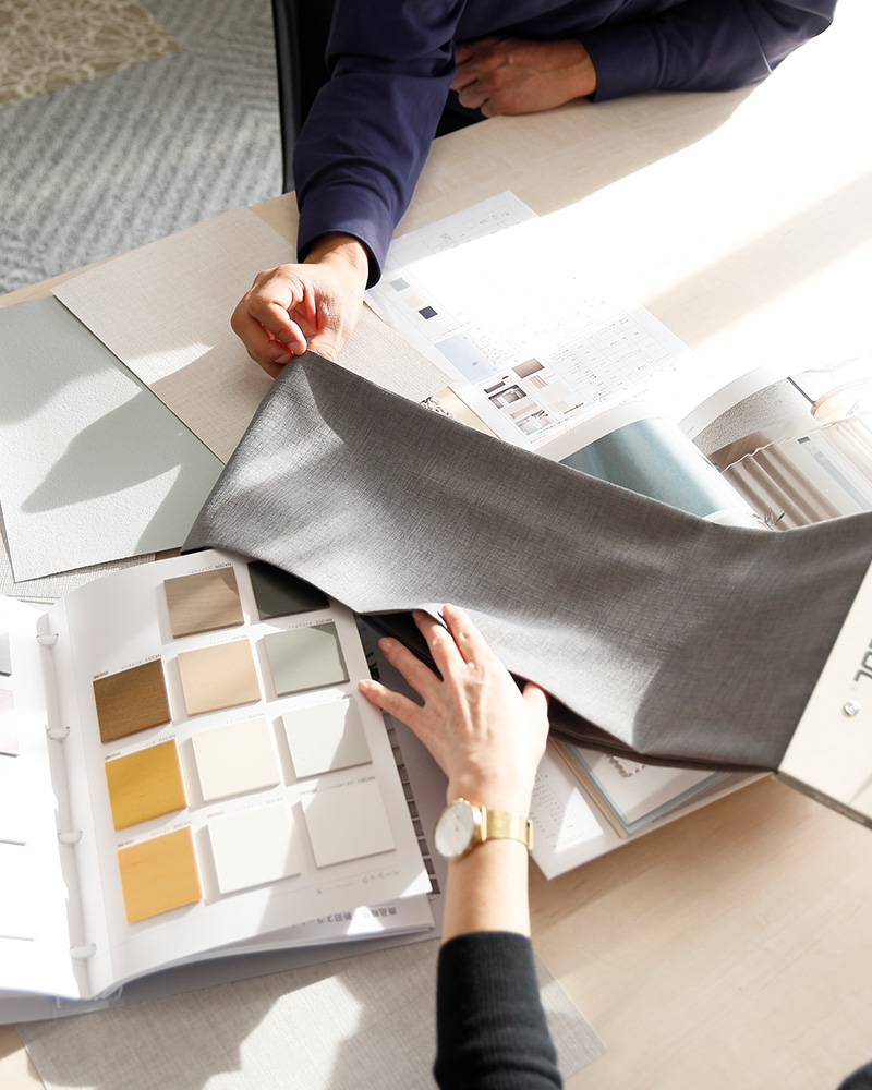 社員が働く様子